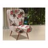 Poltrona Decorativa Tathy com Pés Palito em Madeira - Ibiza - 1