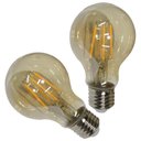 Ver imagem 1 de Lampada Led Multifilamento 30w Retro Kit 2 Uni Iluminaçao Decoraçao Sala Quarto Cozinha Garagem