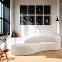 Ver imagem 2 de Divã Recamier Orgânico França 180cm Lado Esquerdo Linho