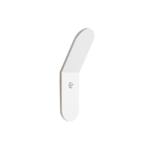 Cabide para Banheiro Branco Agata Grego Metal