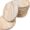 Kit com 10 Tampos Redondos de Madeira Pinus – 17cm – 18mm de Espessura - 1