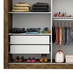 Guarda-Roupa Casal com Espelho 3 Portas de Correr Ilheus Plus Espresso Móveis - 6