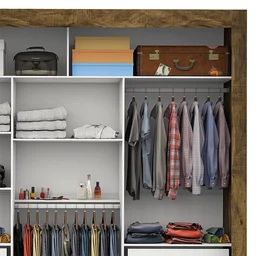 Guarda-Roupa Casal com Espelho 3 Portas de Correr Ilheus Plus Espresso Móveis - 7