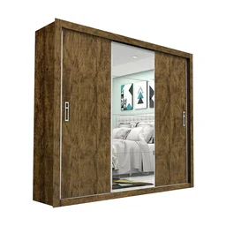 Guarda-Roupa Casal com Espelho 3 Portas de Correr Ilheus Plus Espresso Móveis - 3