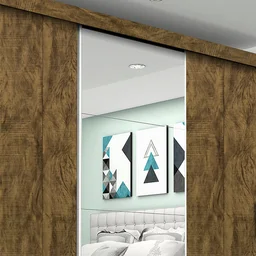 Guarda-Roupa Casal com Espelho 3 Portas de Correr Ilheus Plus Espresso Móveis - 8