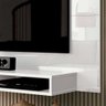 Painel para Tv até 43 Polegadas 1,20m com Nicho Fox Edn Branco - 4
