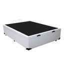 Ver imagem 6 de Cama Baú Casal Sintético + Colchão Casal Ortobom Airtech Molas SpringPocket (65x138x188) Branco