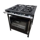 Ver imagem 2 de Fogão 4 Bocas Simples Cefaz com Forno Linha Gold Alta Pressão Cfzg-128