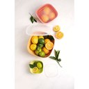 Ver imagem 3 de Jogo de Potes Tramontina Mixcolor em Polipropileno Colorido com Tampa Transparente 03 Peças Tramonti