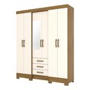 Ver imagem 1 de Guarda Roupa Solteiro B23 Nature Off White – Briz Móveis