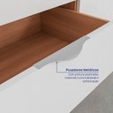 Ver imagem 6 de Cômoda Planejada 3 Gavetas 109cm Hera CabeCasa MadeiraOriginals Marrom Louro/Algodão