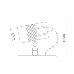 Spot Led Sobrepor 6w Preto Ip65 Yamamura - 3