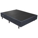 Ver imagem 1 de Cama para Box Casal New Barcelona Suede Cinza 138x188 ApoloSpuma