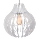 Ver imagem 2 de Pendente Lótus Poptem com lâmpada st58 127v transparente