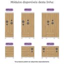 Ver imagem 6 de Cômoda Infantil 125cm 2 Portas com Vidro e 4 Gavetas Suspiro Multimóveis Mp4460 Branco-madeirado