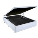 Ver imagem 2 de Cama Box Casal com Baú Branca + Colchão Molas Bonnel