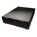 Ver imagem 2 de Base Box Baú Casal 1,38 X 1,88 Chapa Compensado Cor Preto