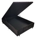 Ver imagem 1 de Base Box Baú Casal 1,38 X 1,88 Chapa Compensado Cor Preto