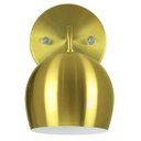 Ver imagem 2 de Arandela Aluminio Bola Dourado 23x25cm
