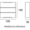 Ver imagem 2 de Arandela Clean LED Aletada 6W Bi-volt 3.000k Blumenau