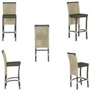Ver imagem 3 de Mesa Bistro e 2 Banquetas Roma Preta Corda Náutica 13 Trama Original