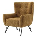 Ver imagem 1 de Poltrona Decorativa Malta Pes Ferro Linho Color Trend Tca 219 Moll