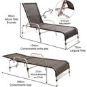 Ver imagem 2 de Kit 4 Cadeiras e Mesa 2 Espreguiçadeiras 1 Balanço Ninho e 1 Chaise em Alumínio Trama Original