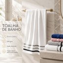 Ver imagem 5 de Jogo de Toalhas Karsten Lumina 5 Peças Banho, Rosto e Piso 100% Algodão Fio Penteado