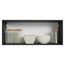 Ver imagem 4 de Armário Aéreo 80 Cm 1 Porta Basculante Preto Nice Madesa Preto