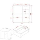 Ver imagem 4 de Gabinete Banheiro 1 Porta 1 Gaveta 60Cm Multimóveis Vcr10085 Branco Branco