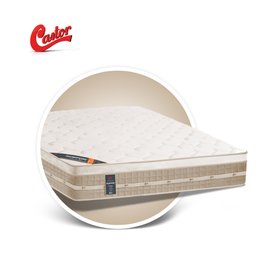 Conjunto Castor Premium Tecnopedic Queen Size 158x198x70cm - 2