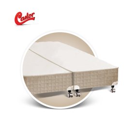 Conjunto Castor Premium Tecnopedic Queen Size 158x198x70cm - 3