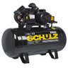 Compressor 10 Pés 200 Litros 140 Libras 2,0 HP CSV-10/200 PRO SCHULZ - 1