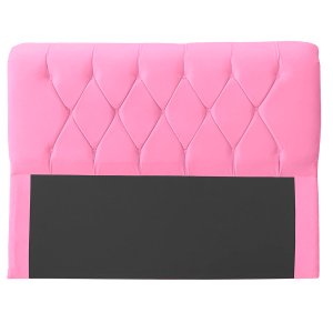 Cabeceira Casal Cama Box Estofada Cristal 140 Cm Veludo