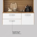 Ver imagem 6 de Armario de Cozinha Malta com 4 Portas e 1 Gaveta Amendola/branco