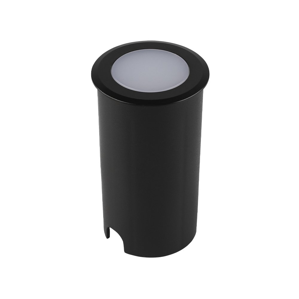 Embutido de Solo Led Taschibra Thin 1w 3000k Ip67 - Preto - Luz Quente 3000k