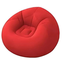 Ver imagem 1 de Sofá Poltrona Puff Inflável Deluxe Aveludado Impermeável