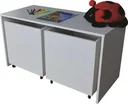 Ver imagem 1 de Baú para brinquedos com mesinha infantil