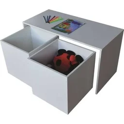 Baú para brinquedos com mesinha infantil - 2