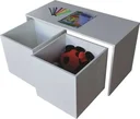 Ver imagem 2 de Baú para brinquedos com mesinha infantil