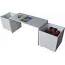 Ver imagem 3 de Baú para brinquedos com mesinha infantil