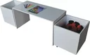 Ver imagem 3 de Baú para brinquedos com mesinha infantil