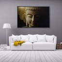 Ver imagem 1 de Quadro Buda Face 120x80 Cm Vidro Impresso