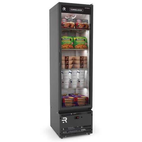 Auto Serviço Vanguard Congelados Refrimate 1 Porta Preto e Branco 220v Asvcg1p