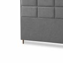 Ver imagem 6 de Cabeceira para Cama Casal Estofada 1,38 ,Mts Alice Vilajo: Suede Cinza