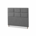 Ver imagem 4 de Cabeceira para Cama Casal Estofada 1,38 ,Mts Alice Vilajo: Suede Cinza