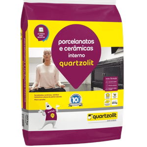 Argamassa Porcelanato Interno Weber Cinza 20 Kilos - 0102.00001.0020pl - Quartzolit Argamassa Porce