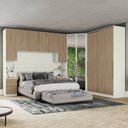 Ver imagem 1 de Guarda-roupa Casal Modulado Seletto 10 Portas 12 Gavetas Me19 Areia/jequitibá - Henn