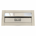 Ver imagem 1 de Caixa de Correio Inox Jornal Carta Moderna g 35x15