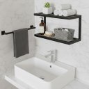 Ver imagem 6 de Prateleira Industrial Preto nicho Metal  Adega